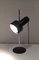 French Black Lacquered Metal and Chrome Adjustable Lamp, 1970s, Image 11