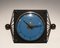 Lacquered Metal, Glass and Brass Clock, 1950s, Image 1