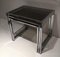 Tables Gigognes en Chrome, 1970s, Set de 3 5