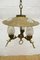 French Brass Chandelier with Arms of Lights, 1950s, Image 2