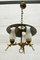 French Brass Chandelier with Arms of Lights, 1950s, Image 1