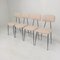 Italian Metal Dining Chairs, 1960s, Set of 4, Image 2