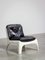 Space Age White Fiberglass Lounge Chair, 1960s 1