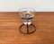 Mid-Century Danish Metal and Glass Candleholder, 1960s, Image 12