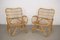 Bamboo Armchairs attributed to Tito Agnoli, 1960s, Set of 2 7