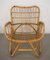 Bamboo Armchairs attributed to Tito Agnoli, 1960s, Set of 2 4