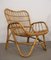 Bamboo Armchairs attributed to Tito Agnoli, 1960s, Set of 2 10