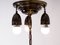 Lámpara de techo Bauhaus Art Déco, años 20, Imagen 4