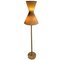 Corduroy Wabi Sabi Extendable Floor Lamp, 1950s 17
