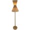 Corduroy Wabi Sabi Extendable Floor Lamp, 1950s 19