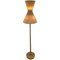 Corduroy Wabi Sabi Extendable Floor Lamp, 1950s 18
