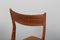 Rosewood and Aniline Leather Dining Chairs by Hp Hansen, 1960s, Set of 4 8