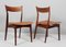 Rosewood and Aniline Leather Dining Chairs by Hp Hansen, 1960s, Set of 4 4