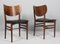 Chaises en Cuir Noir et Hêtre par Niels & Eva Koppel, 1950s, Set de 6 3