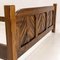 Spanish Elm Full Size Bed, 1970s, Image 7