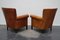 Vintage Dutch Cognac Leather Club Chairs, Set of 2 6