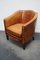 Vintage Dutch Cognac Colored Leather Club Chair 14