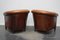 Vintage Dutch Cognac Leather Club Chairs, Set of 2, Image 13