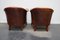 Vintage Dutch Cognac Leather Club Chairs, Set of 2 10