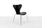 Sedia Butterfly nr. 3107 nera di Arne Jacobsen per Fritz Hansen, anni '60, Immagine 2