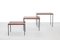 Tavolini ad incastro minimalisti in teak di Cees Braakman, anni '60, set di 3, Immagine 4