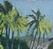 Robert Humblot, Dusk on Schoelcher Lagoon Martinique, 1959, Oil on Canvas, Framed 6