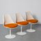 Orangefarbener Tulip Chair von Eero Saarinen für Knoll Inc. / Knoll International, 1960er 21