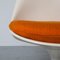 Orangefarbener Tulip Chair von Eero Saarinen für Knoll Inc. / Knoll International, 1960er 17