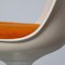 Sedia Tulip arancione attribuita a Eero Saarinen per Knoll Inc. / Knoll International, anni '60, Immagine 15