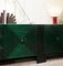 Mid-Century Modern Green Stained Wood Graphic Sideboard, Italy, 1970s 18
