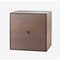 49 Smoked Oak Frame Box with Door or Shelf by Lassen 2