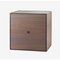 49 Smoked Oak Frame Box with Door or Shelf by Lassen, Image 2