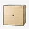 49 Smoked Oak Frame Box with Door or Shelf by Lassen, Image 3
