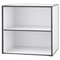 49 White Frame Box with Shelf by Lassen 1