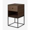 35 Smoked Oak Frame Cabinet with 1 Drawer by Lassen, Image 2