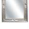 Neoclassical Regency Rectangular Silver Hand Carved Wooden Mirror, 1970s 2