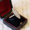 18 Karat Vintage Gold Navette Ring mit Diamanten, 1940er 5