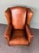 Large Tough-Lived Sheep Leather Armchair in Cognac Leather 5