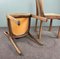 Vintage Wooden Dining Chairs, 1960s, Set of 4, Image 8