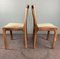 Vintage Wooden Dining Chairs, 1960s, Set of 4 3