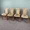 Vintage Wooden Dining Chairs, 1960s, Set of 4 1