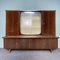 Vintage Highboard with Glass, 1970s 1