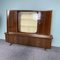 Vintage Highboard mit Glas, 1970er 3