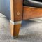 Art Deco Stil Sessel aus Holz & Leder 9