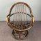 Vintage Manou Rattan Swivel Chair, 1970s, Image 7