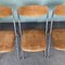 Vintage Folding Dining Chairs, Set of 4, Image 10