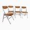 Vintage Folding Dining Chairs, Set of 4 1