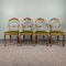 Antique Dutch Biedermeier Chairs, Set of 4 1