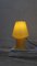 Lámpara de mesa amarilla de Vetri Murano, años 70, Imagen 4