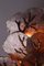 Messing & Amethyst Baum Tischlampe von Henri Fernandez 11